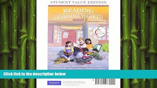behold  Reading and Learning to Read, Student Value Edition (8th Edition)