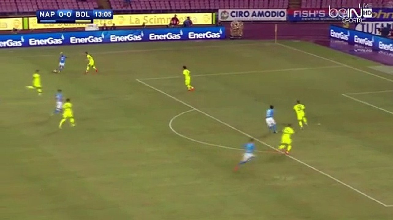 José María Callejón Goal HD - Napoli 1-0 Bologna 17.09.2016 HD
