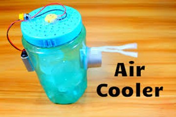 Homemade Air Conditioner  (Use Ice From water for better effect)