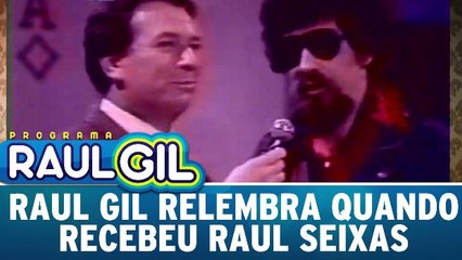 Raul Gil relembra quando recebeu Raul Seixas em seu programa