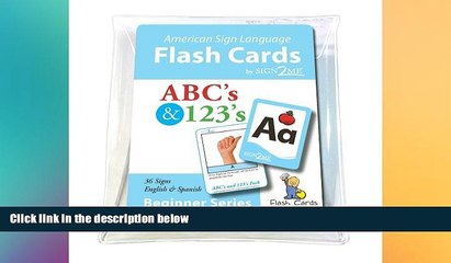 behold  ASL Flash Cards - Learn Signs for ABC s and 123 s - English, Spanish and American Sign