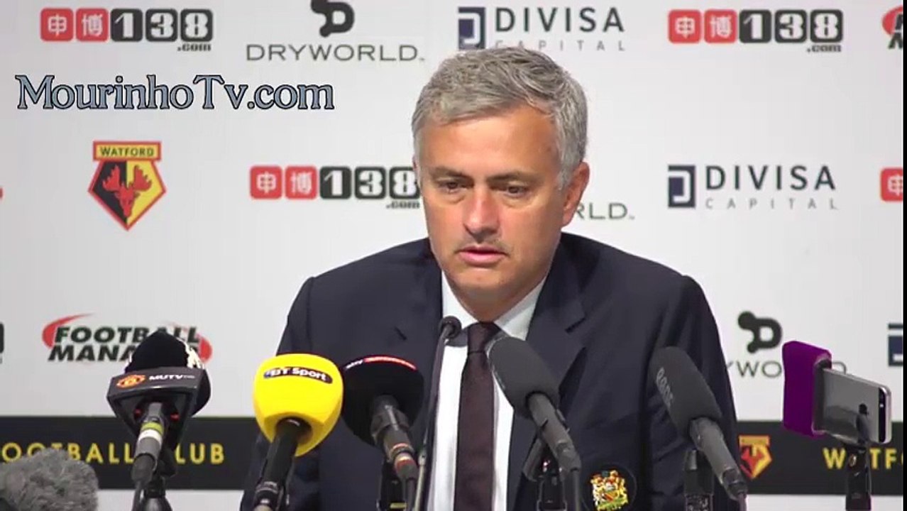 Rueda de prensa de José Mourinho tras el Watford 3 - 1 Man United (Subtitulada)