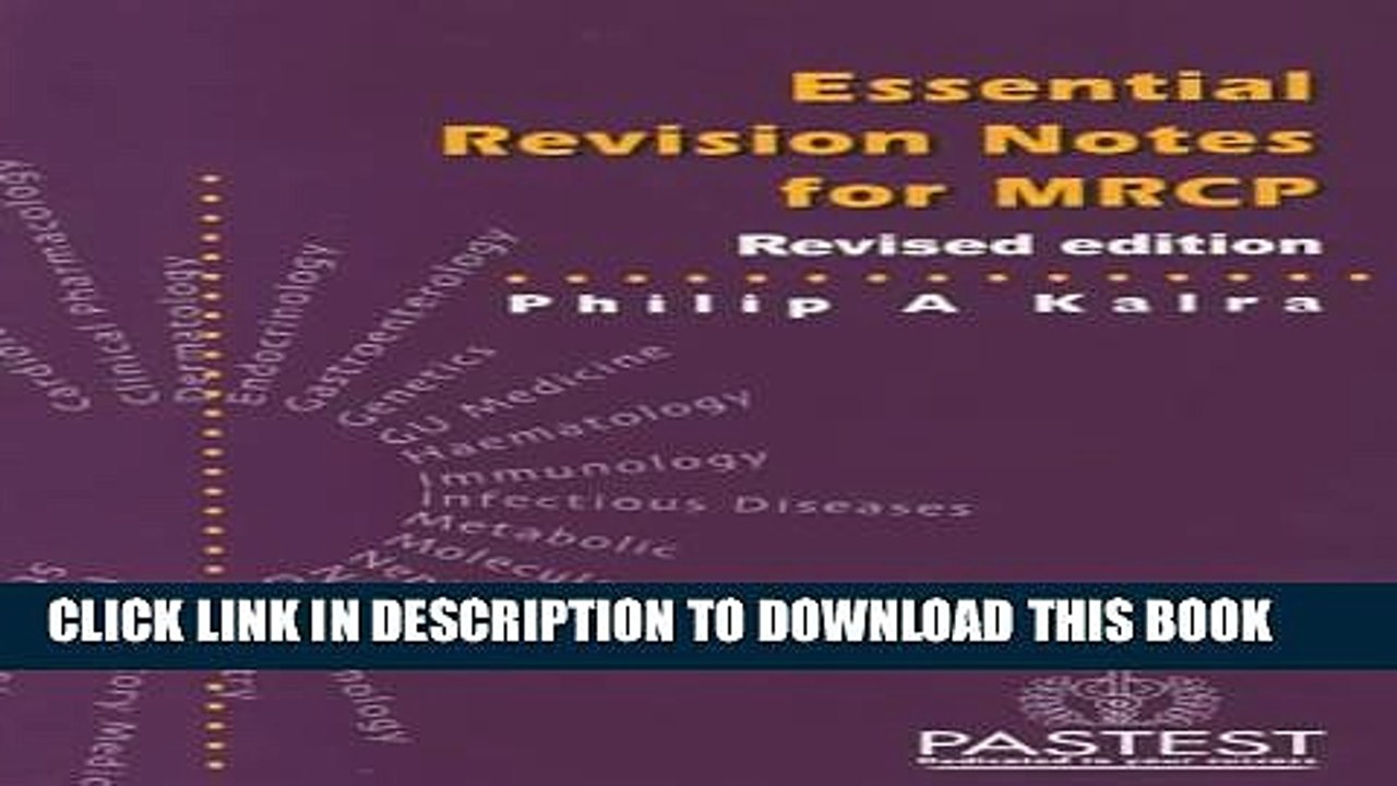 [Read PDF] Essential Revision Notes for MRCP Ebook Online