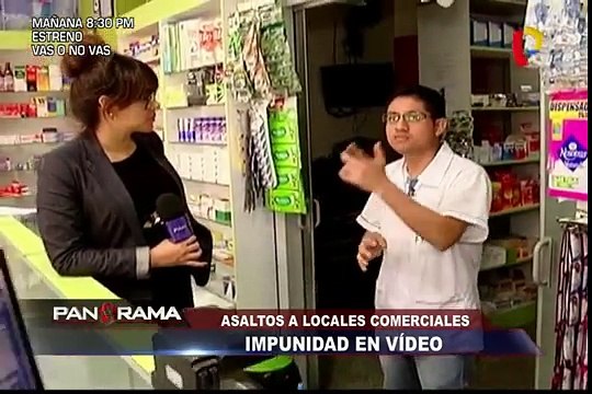 Impactantes imágenes de asaltos captados por cámaras de seguridad