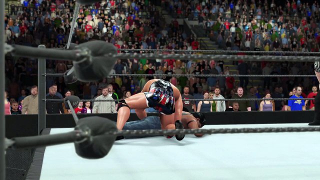 WWE 2K16 ron faarooq simmons v kurt angle