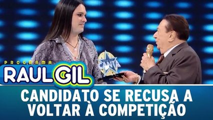 Candidato se recusa a voltar ao Quem Sabe Canta