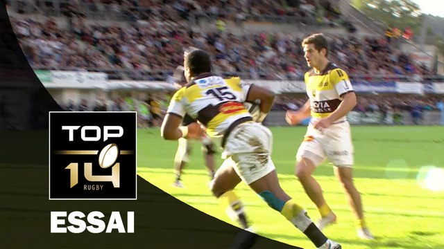 TOP 14 ‐ Essai Kini MURIMURIVALU (SR) – Brive-La Rochelle – J5 – Saison 2016/2017