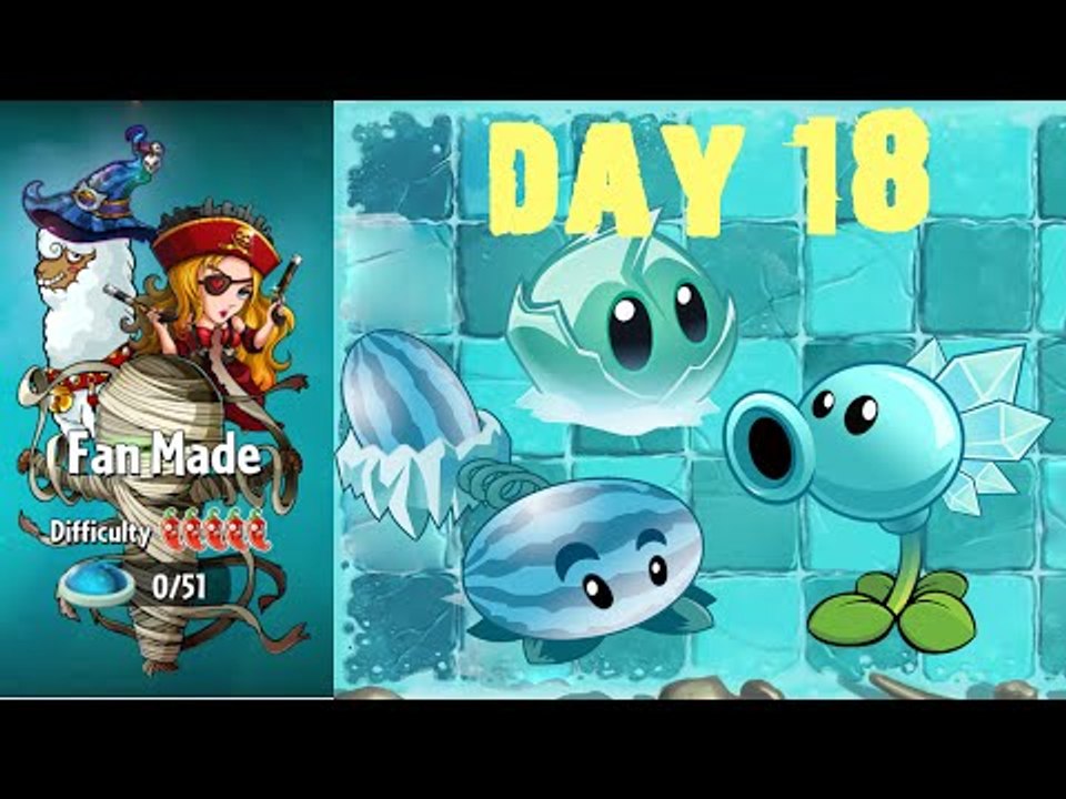 Plants vs. Zombies 2 - Fan Made World by OyKus - Level 18 (Special Delivery)