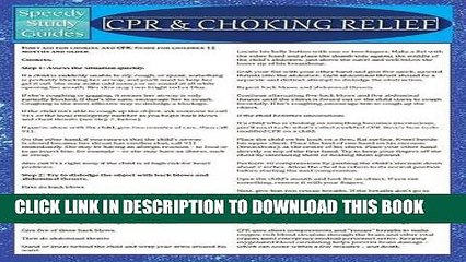 Télécharger la video: [PDF] CPR   Choking Relief (Speedy Study Guide) Popular Online