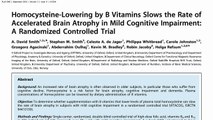 Preventing Brain Loss with B Vitamins?