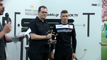 Η βράβευση του Τσίμιροτ για το Regency Best Goal της σεζόν - PAOK TV