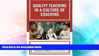 Big Deals  Quality Teaching in a Culture of Coaching  Best Seller Books Most Wanted