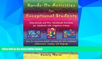 Must Have PDF  Hands-On Activities for Exceptional Students: Educational and Pre-Vocational