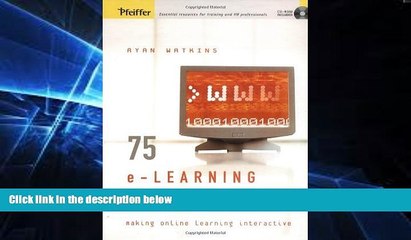 Big Deals  75 e-Learning Activities: Making Online Learning Interactive  Free Full Read Best Seller