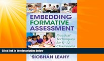 Must Have PDF  Embedding Formative Assessment: Practical Techniques for K-12 Classrooms  Free Full