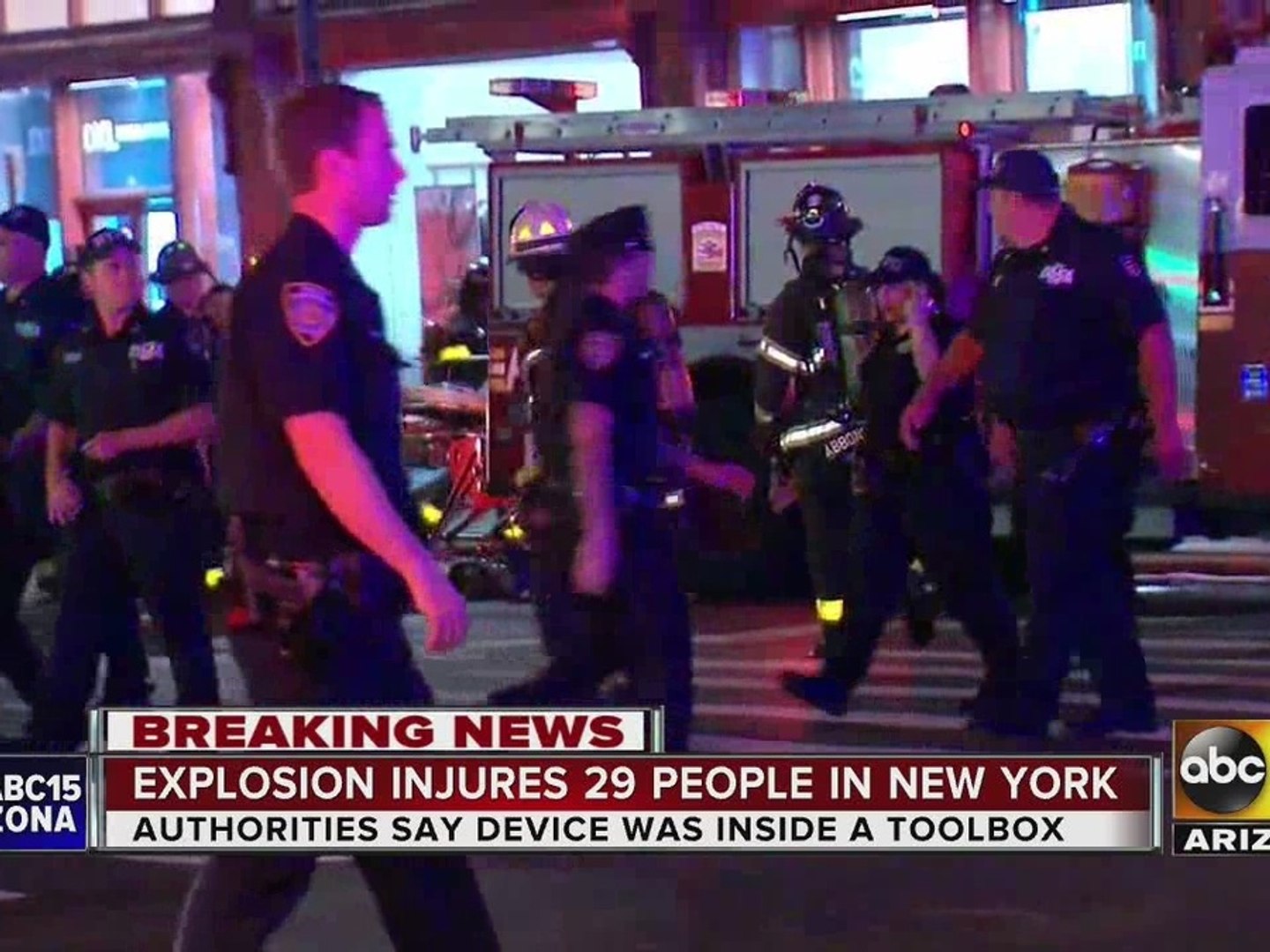 29 people injured in New York City explosion