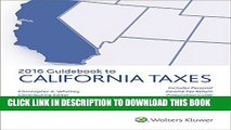 Collection Book California Taxes, Guidebook to (2016) (Guidebook to California Taxes)