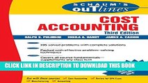 New Book Schaum s Outline of Cost Accounting, 3rd, Including 185 Solved Problems