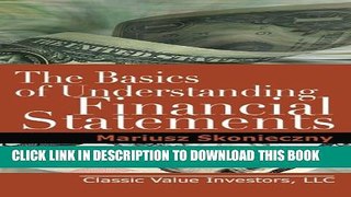 Collection Book The Basics of Understanding Financial Statements: Learn How to Read Financial