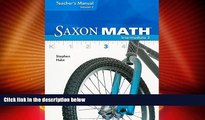 Big Deals  Saxon Math Intermediate 3, Vol. 2, Teacher s manual  Free Full Read Most Wanted
