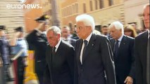 Ciampi: l'omaggio delle alte cariche dello Stato e di tanti cittadini italiani