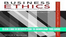 Collection Book Business Ethics: Readings and Cases in Corporate Morality
