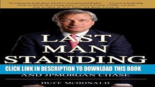 Collection Book Last Man Standing: The Ascent of Jamie Dimon and JPMorgan Chase