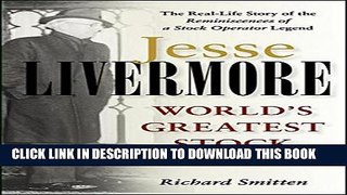New Book Jesse Livermore: World s Greatest Stock Trader