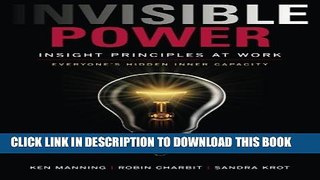 New Book Invisible Power: Insight Principles at Work