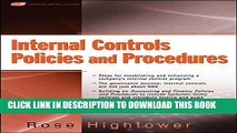 New Book Internal Controls Policies and Procedures