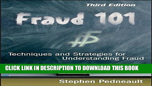 New Book Fraud 101: Techniques and Strategies for Understanding Fraud