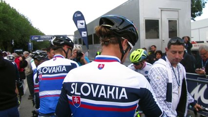 Championnat d'Europe - Peter Sagan tout sourire au départ