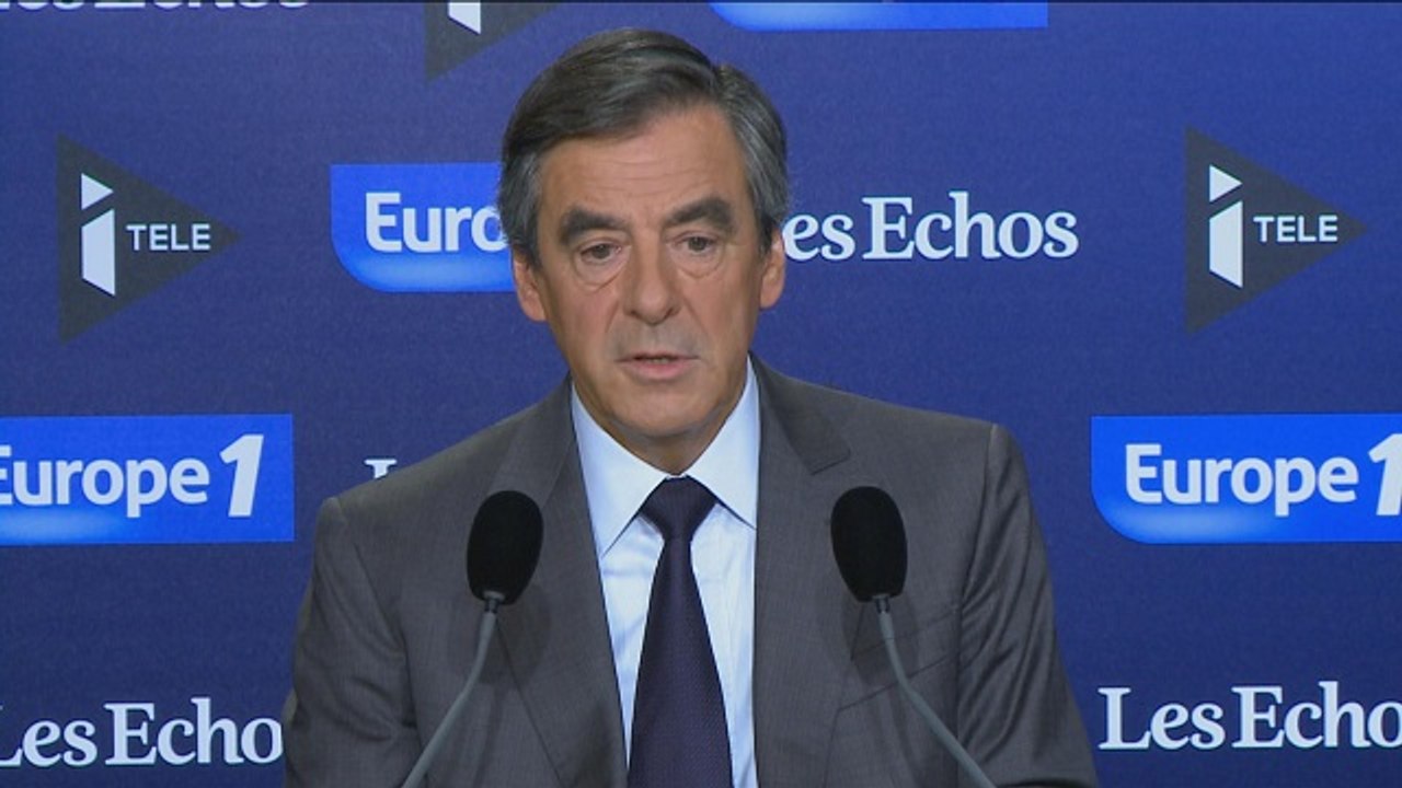 François Fillon: "Je serai au second tour" de la primaire de droite