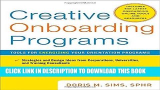 Collection Book Creative Onboarding Programs: Tools for Energizing Your Orientation Program
