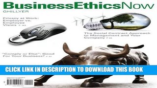 Collection Book Business Ethics Now