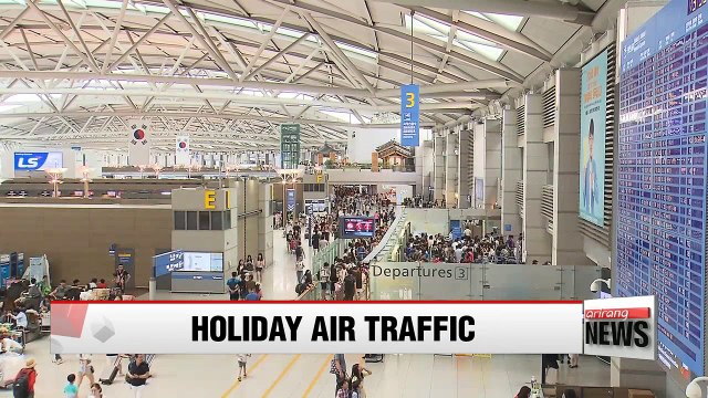 Incheon Int'l Airport packed as Koreans return from Chuseok holiday