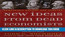 New Book New Ideas from Dead Economists: An Introduction to Modern Economic Thought