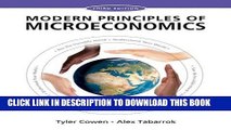New Book Modern Principles of Microeconomics