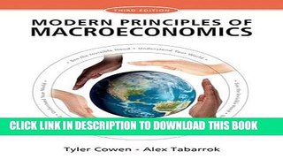 New Book Modern Principles of Macroeconomics