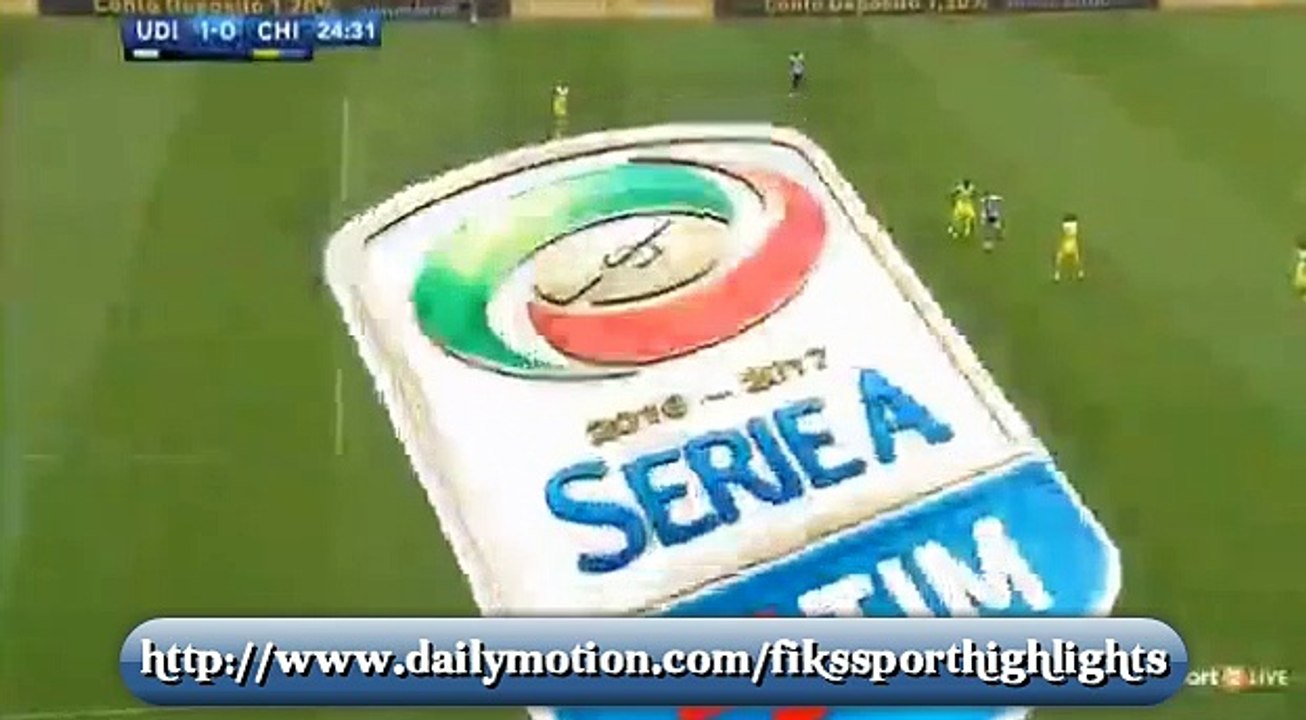 Duvan Zapata Goal HD - Udinese 1-0 Chievo - 18-09-2016 HD