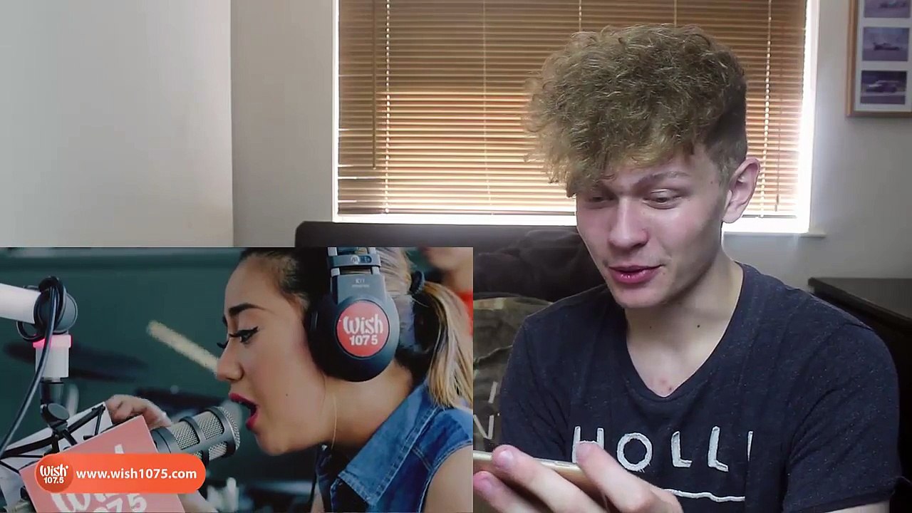 Morissette covers 'Against All Odds' (Mariah Carey) on Wish 107.5 Bus Reaction