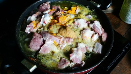 mutton goat green masala recipe