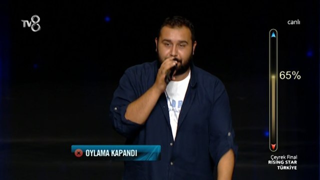 Deniz Karagöz 'Gelsen De Anlatsam' Çeyrek Final - Rising Star Türkiye 7 Eylül 2016