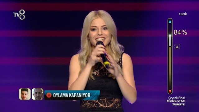 Gizem Şensoy 'Vur Yüreğim' Çeyrek Final - Rising Star Türkiye 7 Eylül 2016