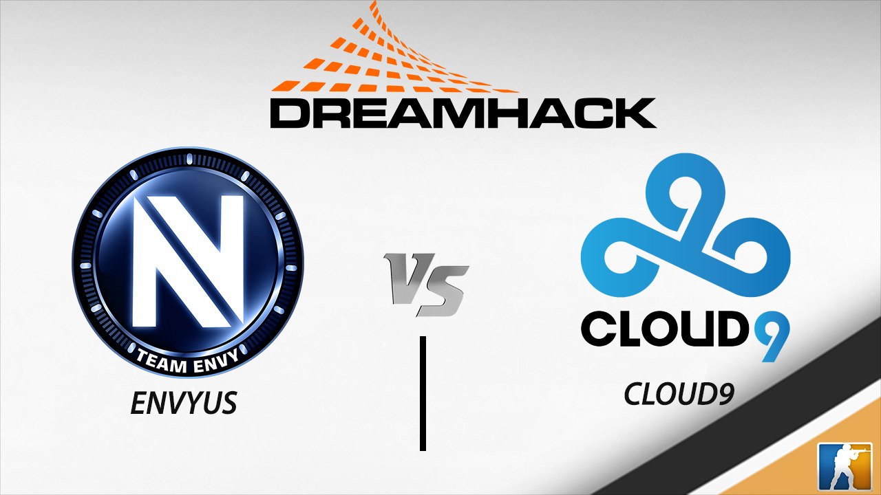 Cloud9 vs EnVyUs - BO3 Map 1 @Cache - Semi-final - DreamHack ZOWIE Open Bucharest 2016 - CS-GO