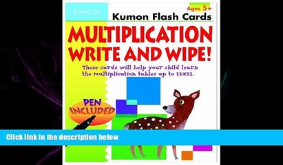 there is  Multiplication Write and Wipe Flash Cards (Kumon Flash Cards)