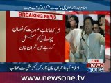 Chairman PTI Imran Khan addresses party workers convention in Islamabad