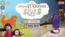 ELECTRIC SHOCK by POKEMON! DRAW A STICKMAN EPIC 2!  Part 3_ Rock Busters (FGTEEV Chapter 3 Fun!)