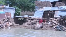 الفيضانات تشرد عشرات العائلات في إنجمينا