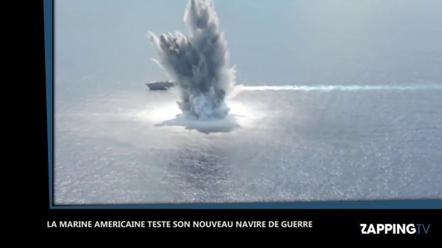4,5 tonnes d'explosifs en pleine mer pour tester un nouveau navire de guerre américain